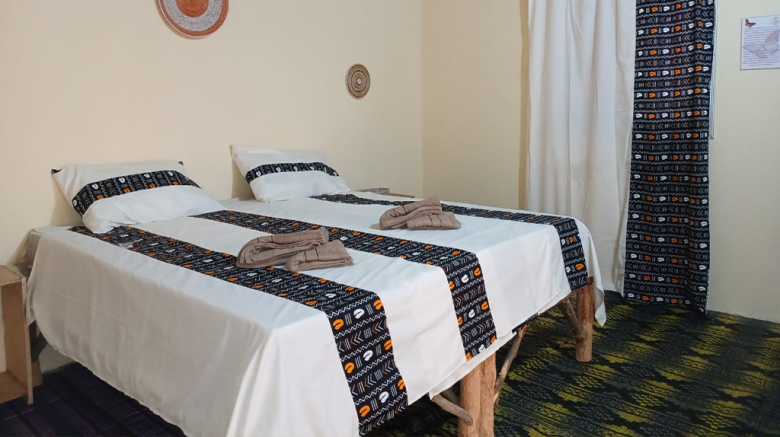 Chambre Eco confort à Lompoul nature dans un ecolodge