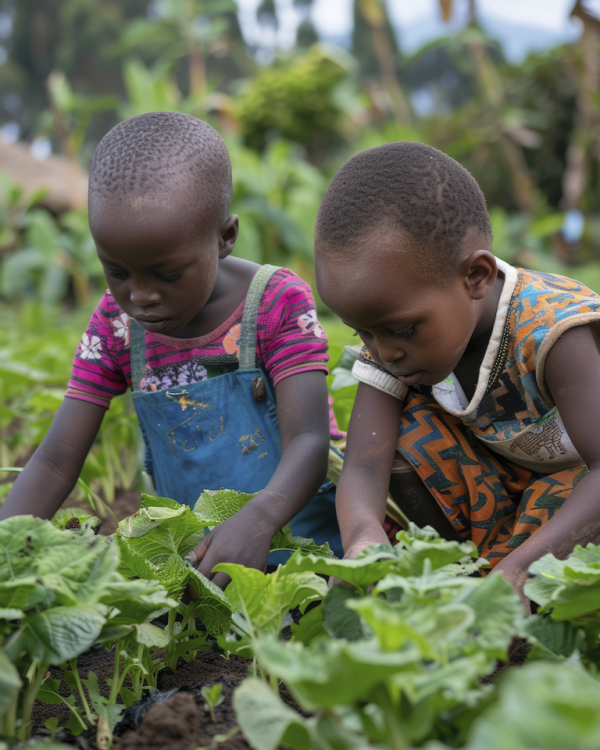Champs en agroécologie à Lompoul Nature, cultivés entre les dunes et la rive.