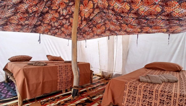 Chambre haima à Lompoul nature dans le désert de Lompoul